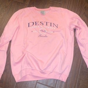 Hot Pink Destin, FL sweatshirt